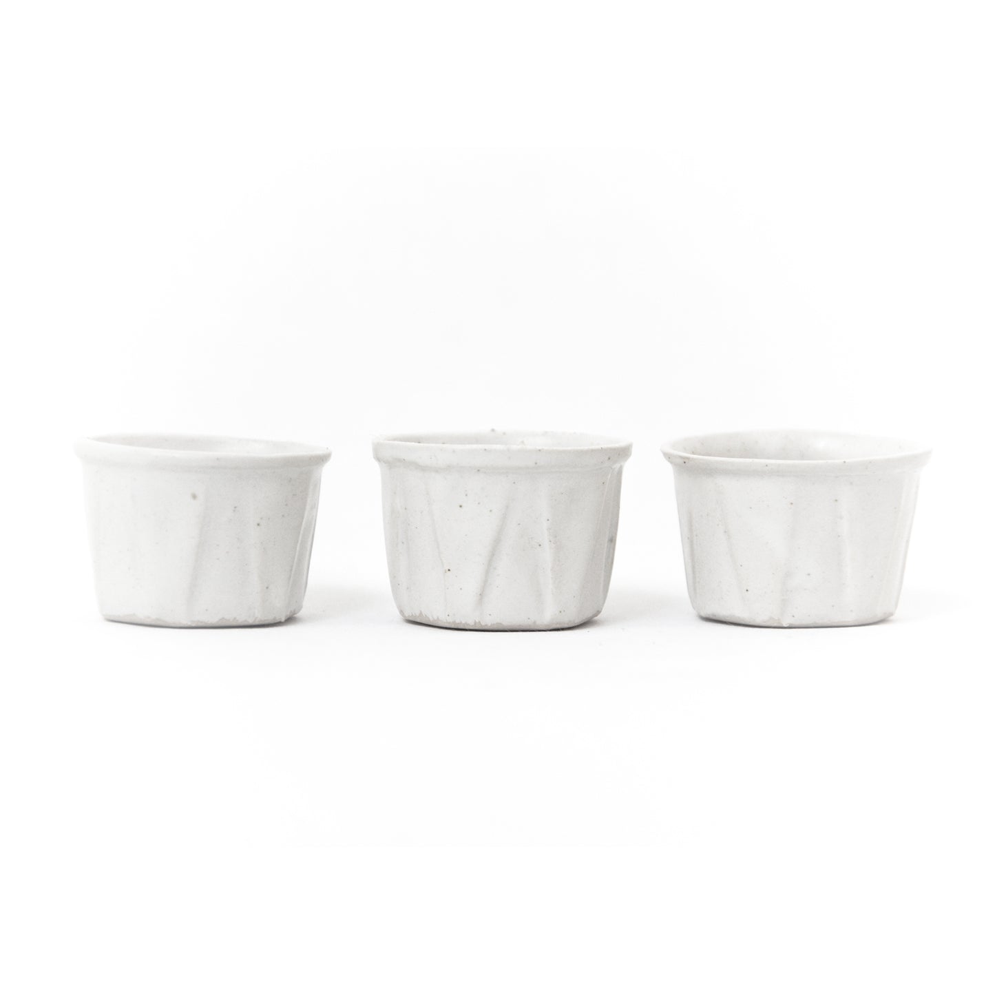 Set of 3 Ceramic Sauce Pots - Small
