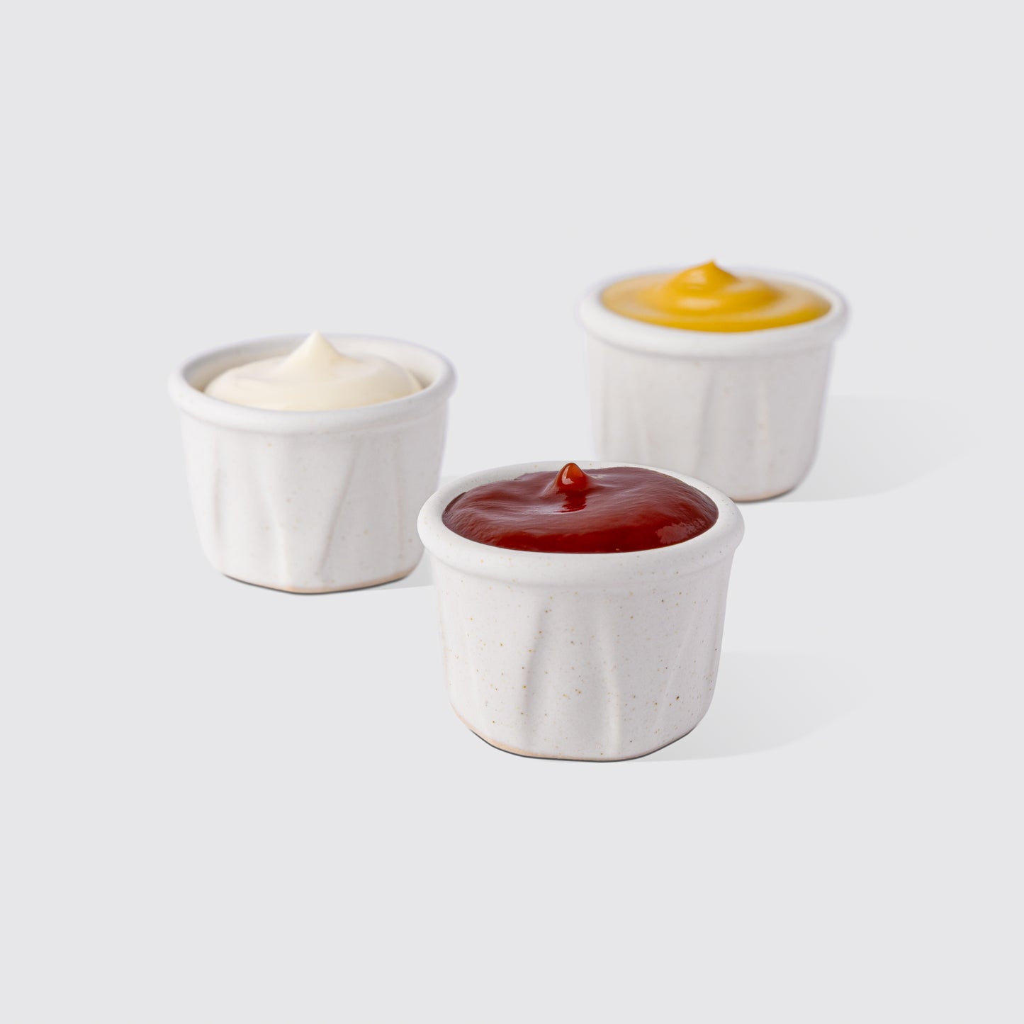 Small Ceramic Sauce Pot (Set of 3)