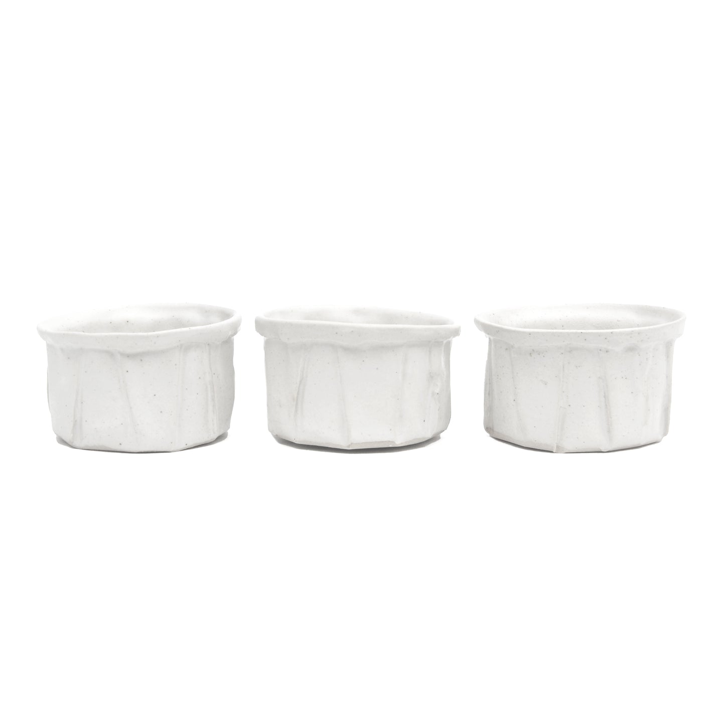 Set of 3 Ceramic Sauce Pots - Medium